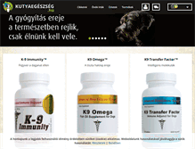 Tablet Screenshot of kutyaegeszseg.hu